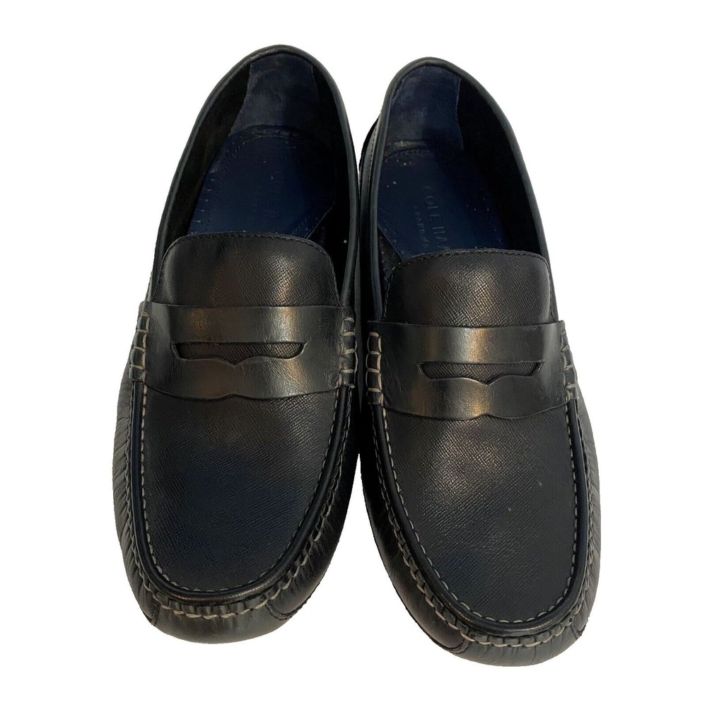 Cole Haan  Men’s Loafers Size 8‎ Black Slip On Shoes Driving Moccasin